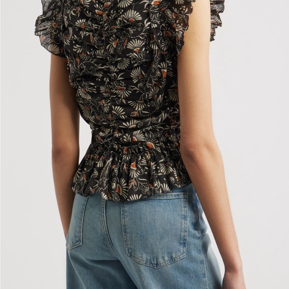 XS Cali Cassia Ruffle Sleeve Top - By Rails - Picture 7 of 9